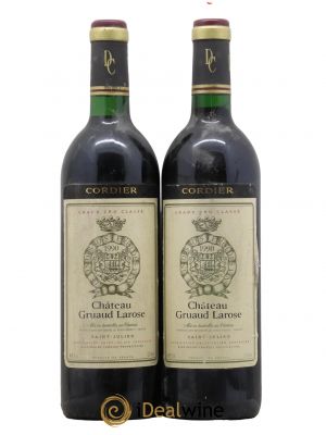Château Gruaud Larose 2ème Grand Cru Classé  1990 - Lot de 2 Bouteilles