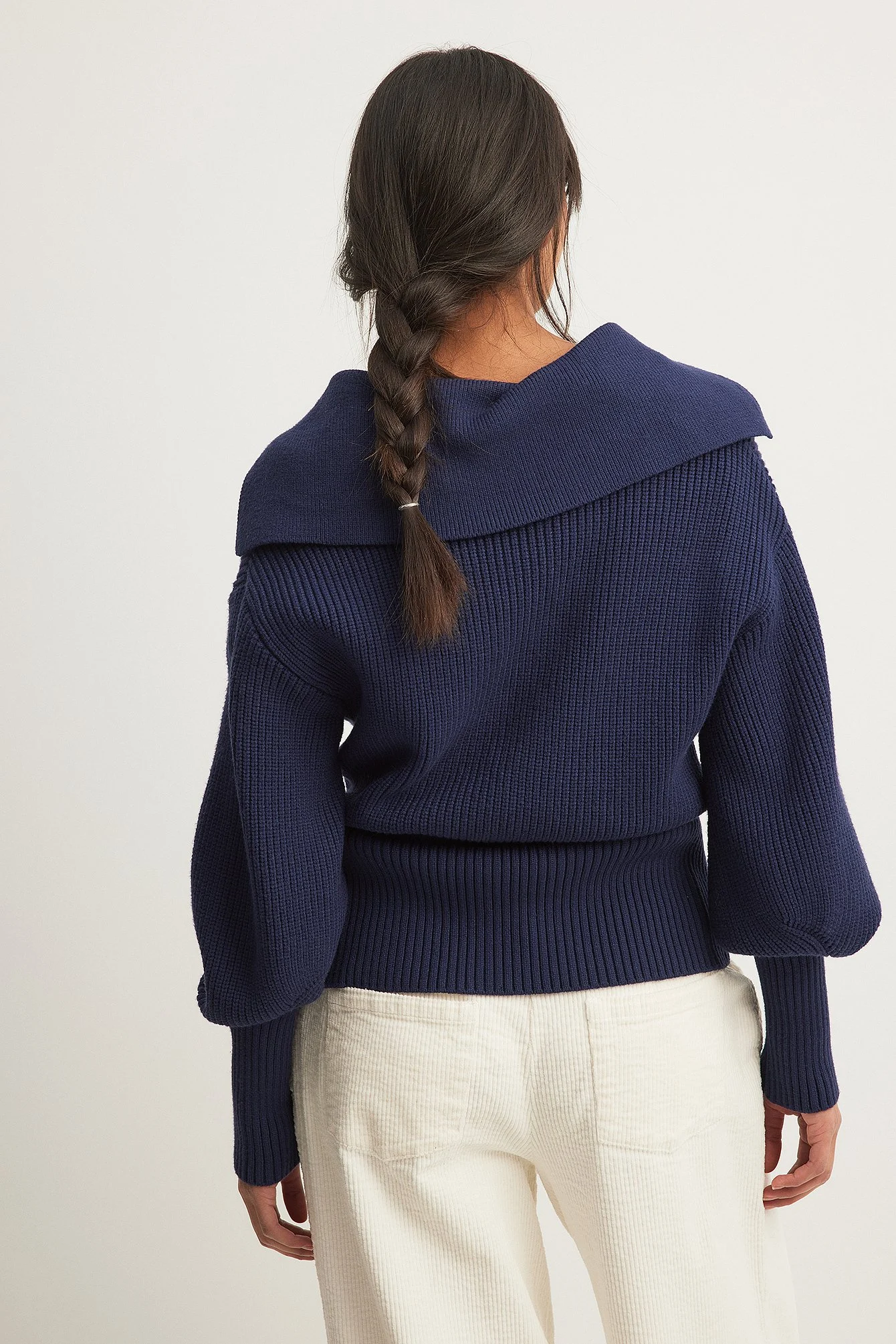 Strickpullover mit V-Ausschnitt