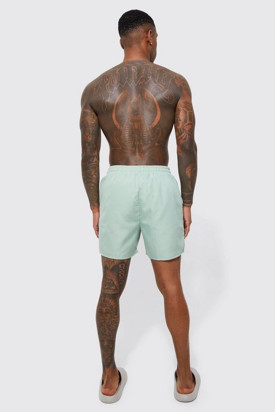 Mittellange Cargo-Badehose