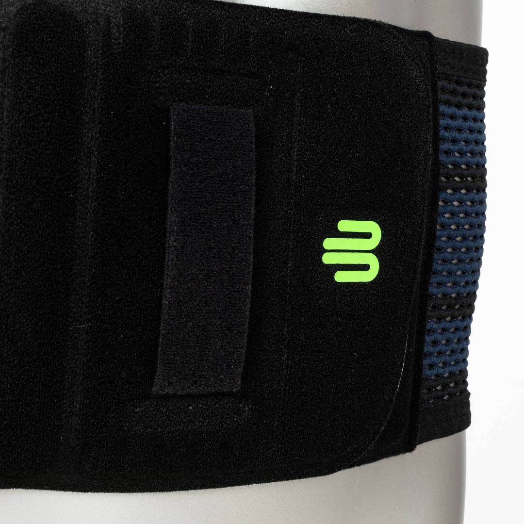 Sports Back Support Rückenbandage - Schwarz, Dunkelblau
