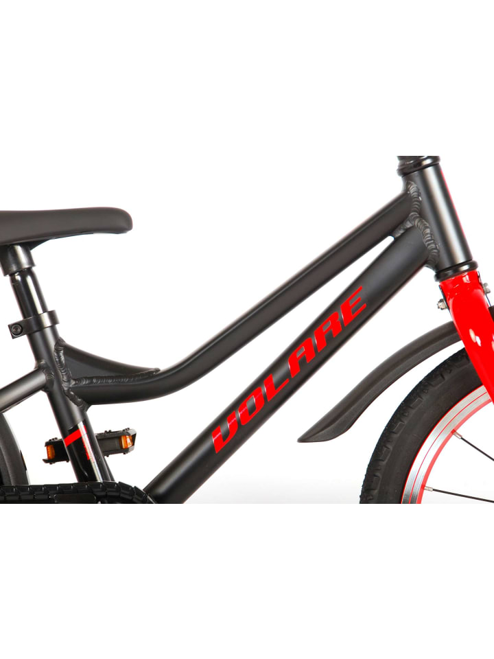 Volare Kinderfahrrad Blaster Fahrrad für Jungen 16 Zoll Kinderrad Schwarz/Rot 4 Jahre günstig kaufen onesize