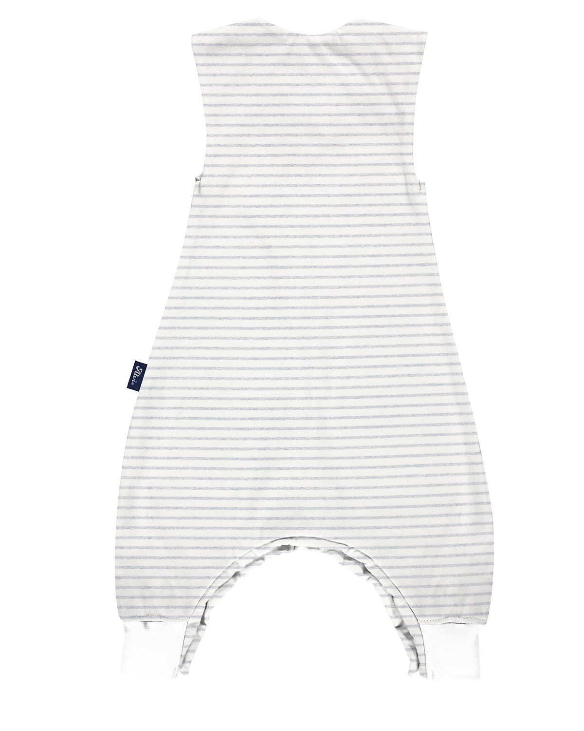 Sleep-Overall Light - TOG 0,5 - Ringel grau/weiß Größe 70