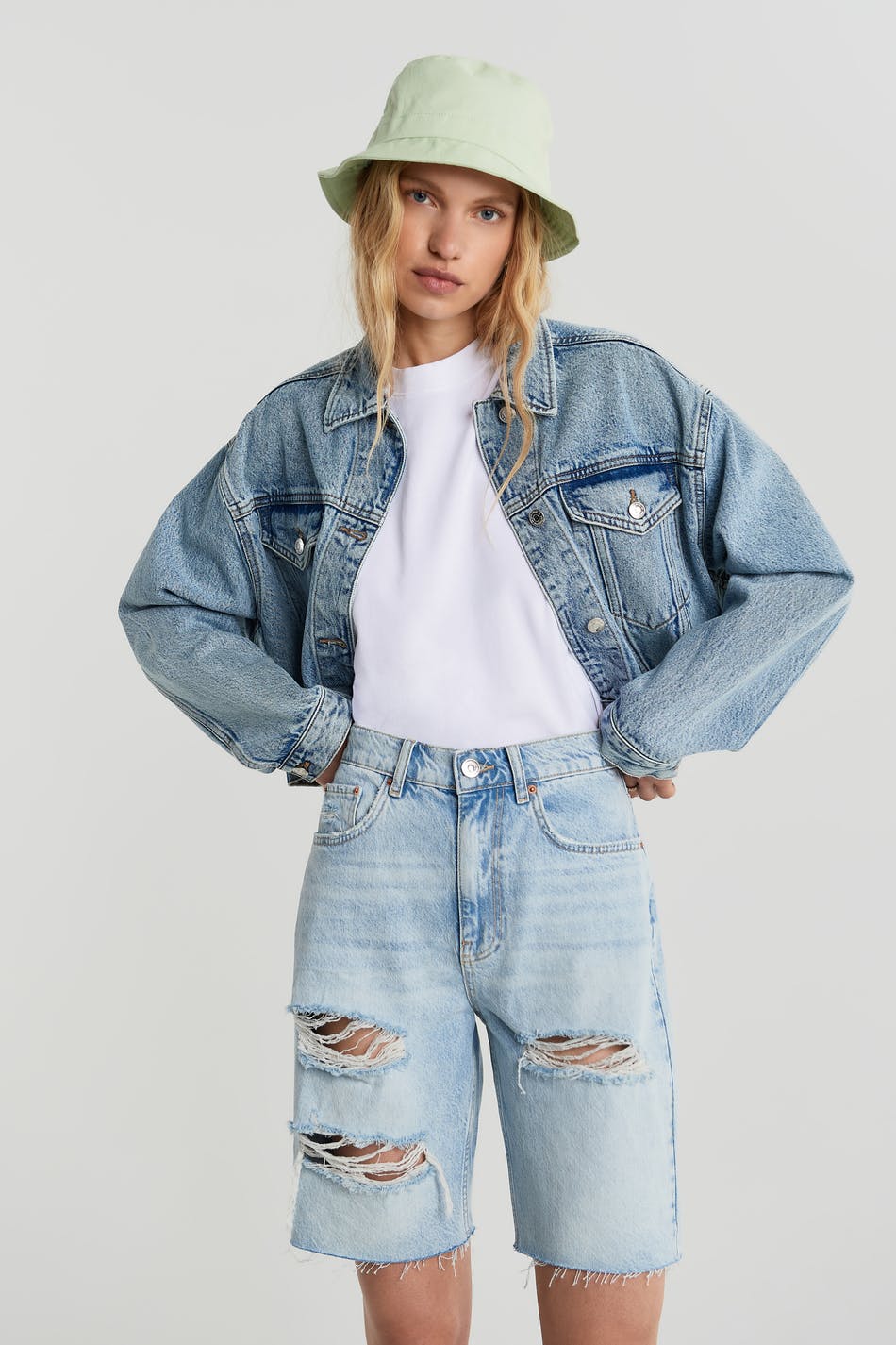 90s denim shorts