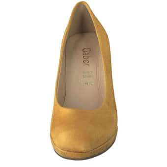 Gabor Plateau Pumps in gelb