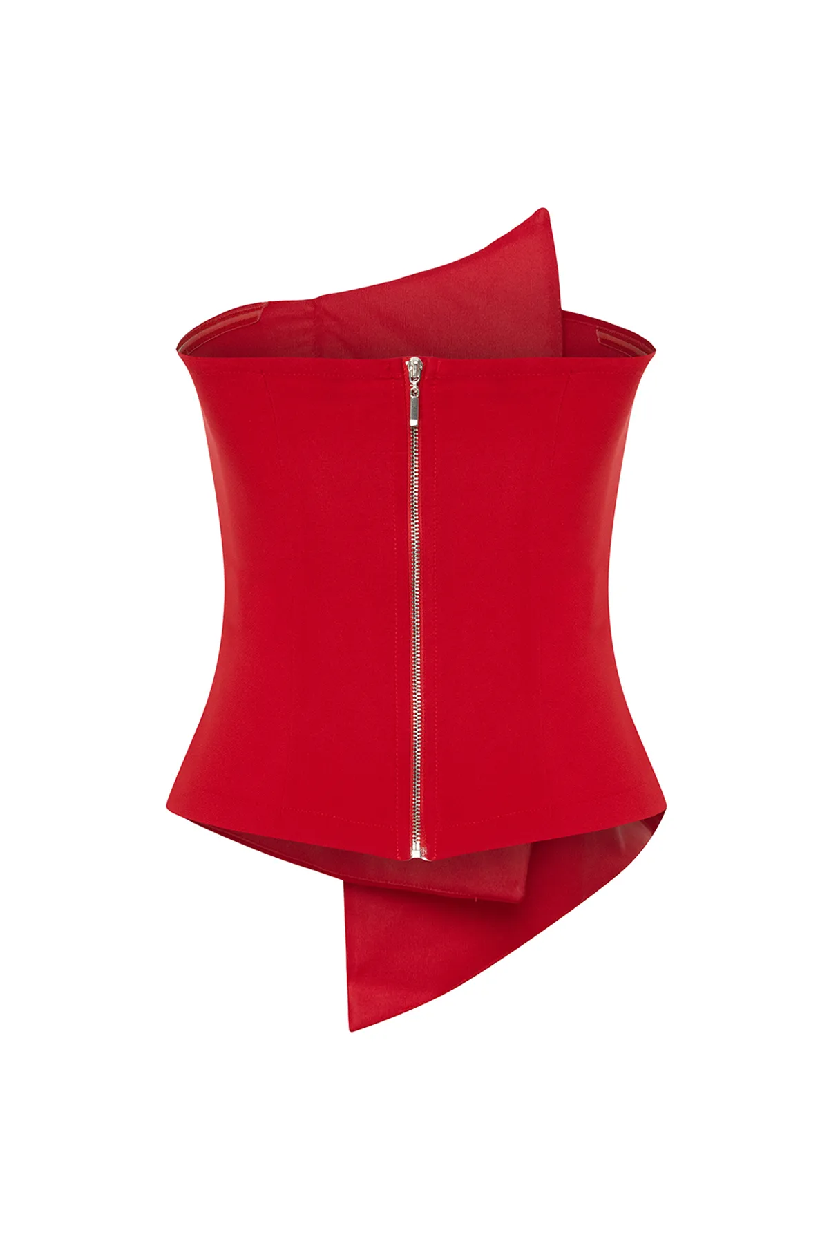 Trendyol Collection  Rotes gewebtes Body-Sitting-Bustier TPRSS24BZ00008