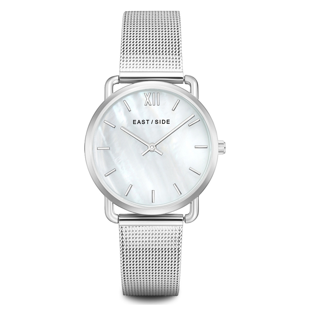 EASTSIDE Montre à quartz Pearl Moon en Argent Acier inoxydable en Argent Montre