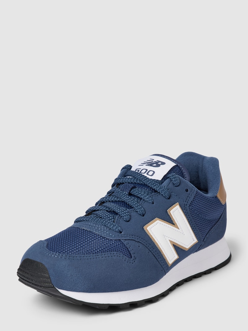 Sneaker mit Label-Detail in blau