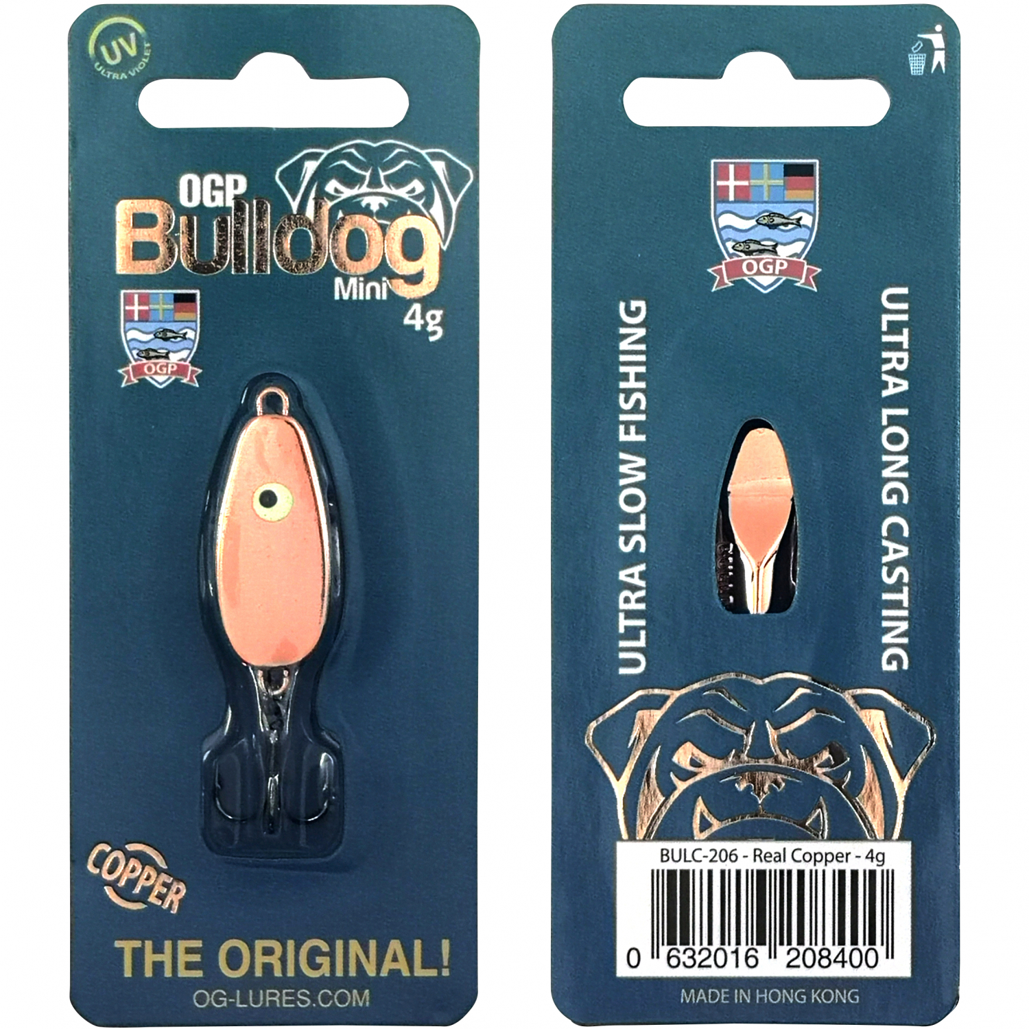 OGP Forellenköder Bulldog Mini (Real Copper)