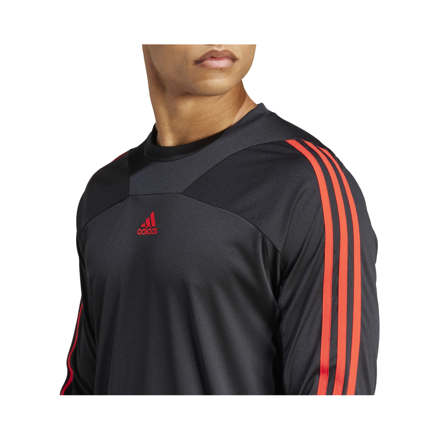 adidas Predator Trikot Langarm Schwarz Rot