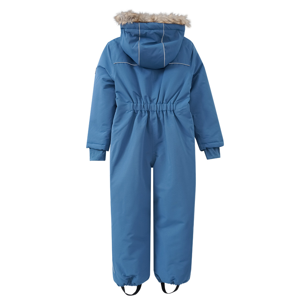 Kinder Schneeoverall mit Fellimitat