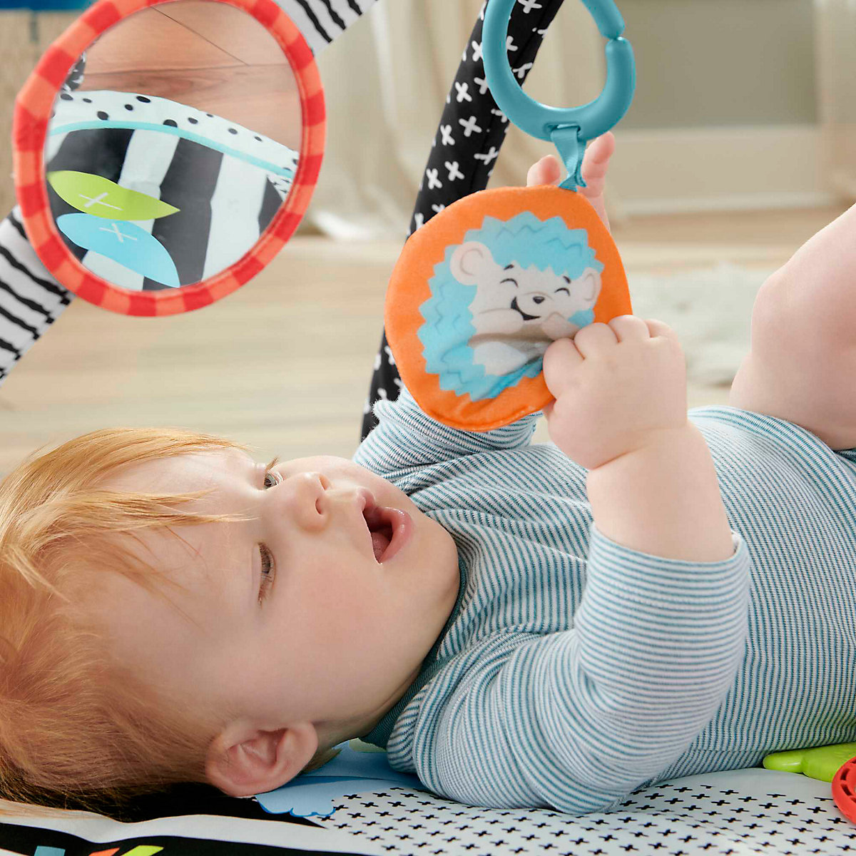 Fisher-Price Tierfreunde Kontrast-Spieldecke