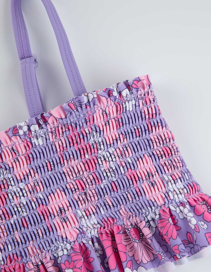 Set aus Bikinitop und Bikinislip - Volants