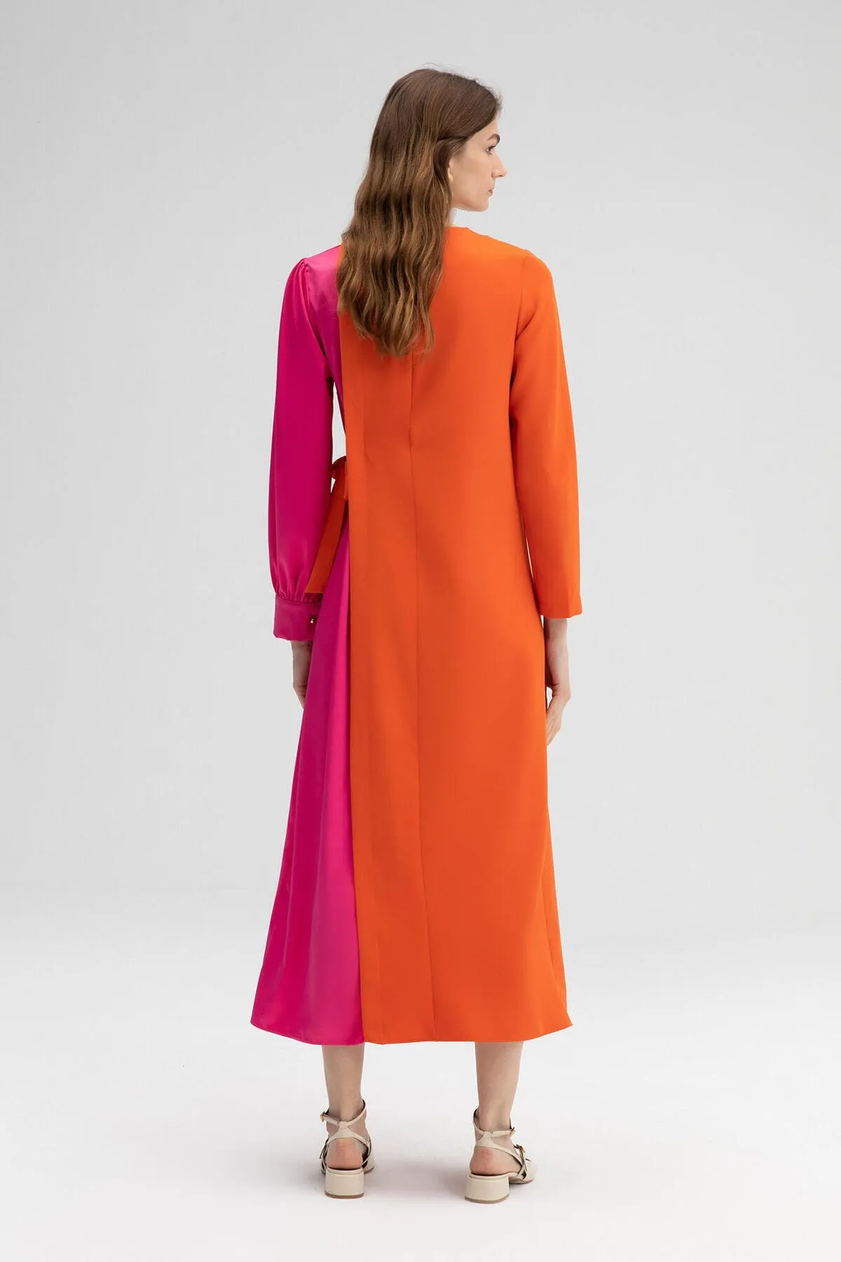 Touché Privé  Kleid - Orange - A-Linie