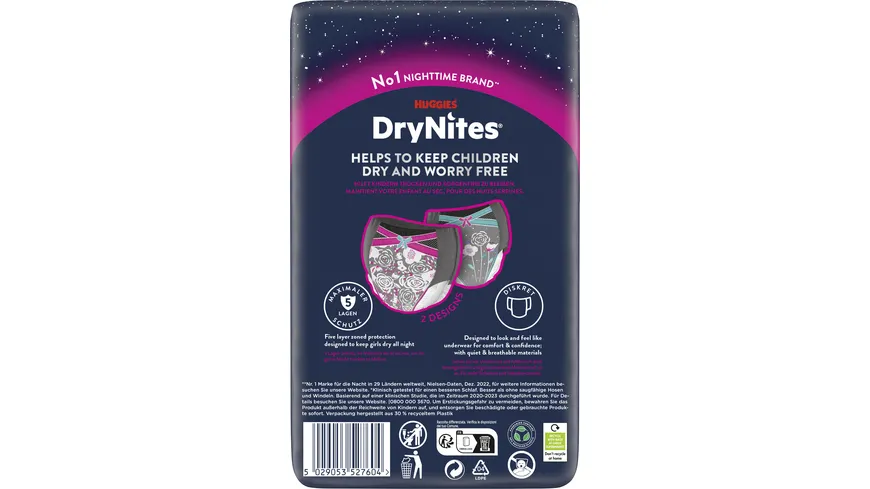 Huggies DryNites Girl 8-15 yrs.