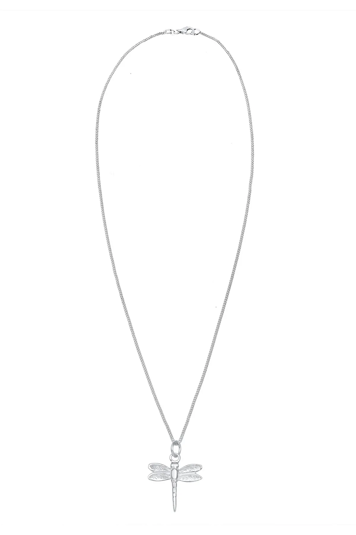 ELLI  Halskette Libelle Panzerkette Tier Trend 925 Sterling Silber