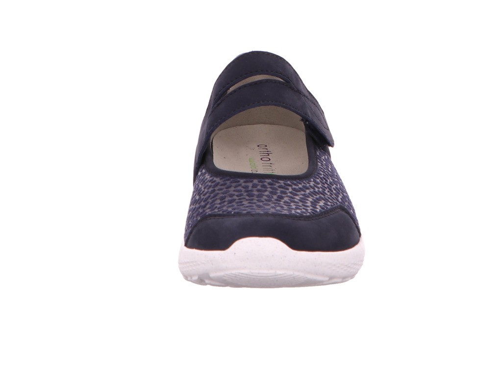 WALDLÄUFER Komfort Slipper blau