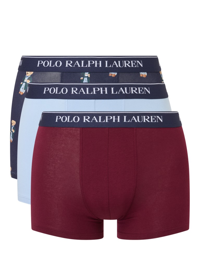 Boxerky Ralph Lauren s logom v páse, balenie 3 kusov