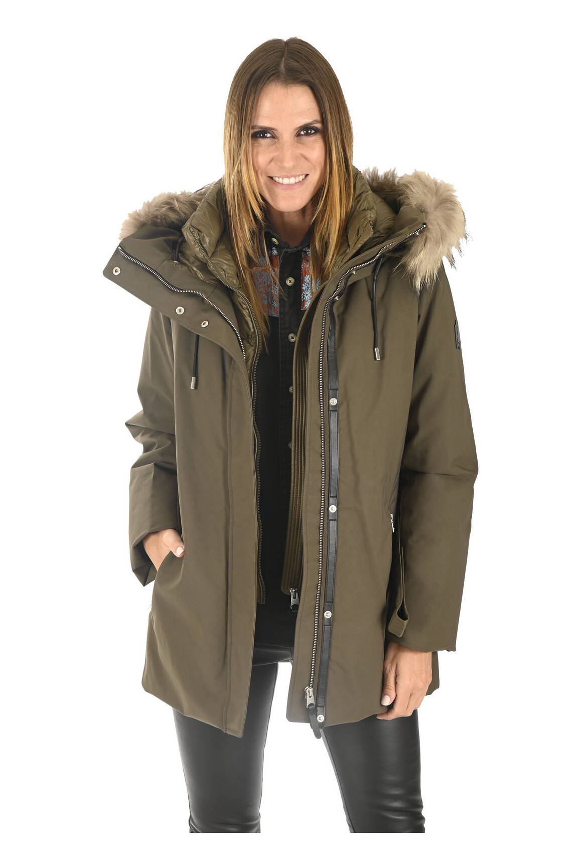 Mackage Parkas Femme couleur vert