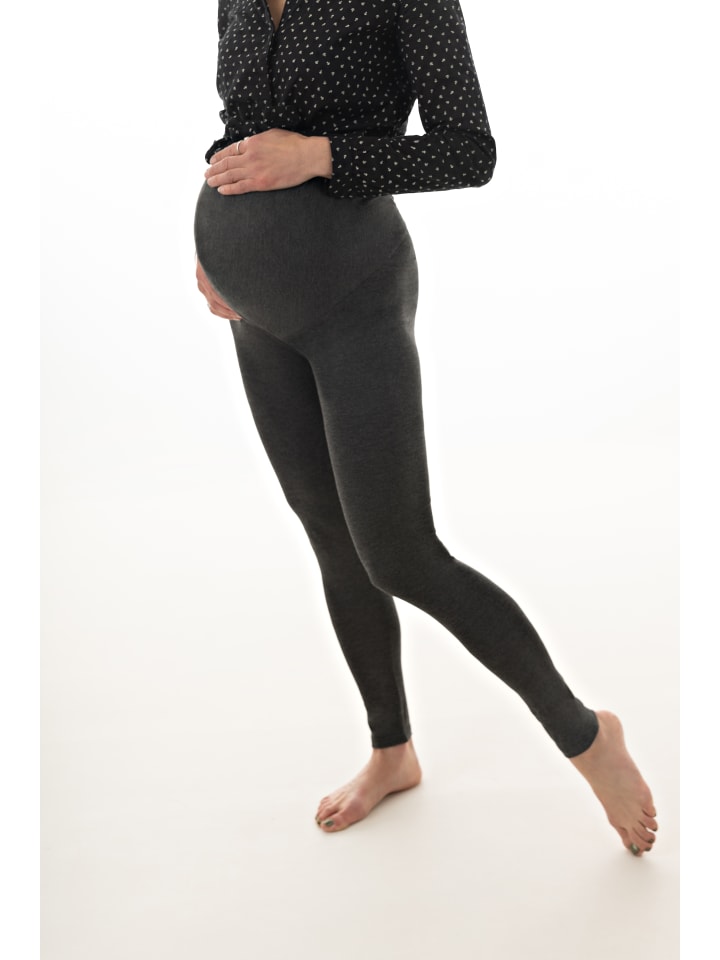 petit amour Julia Umstandsleggings Doppelpack Dunkelgrau/ Schwarz günstig kaufen