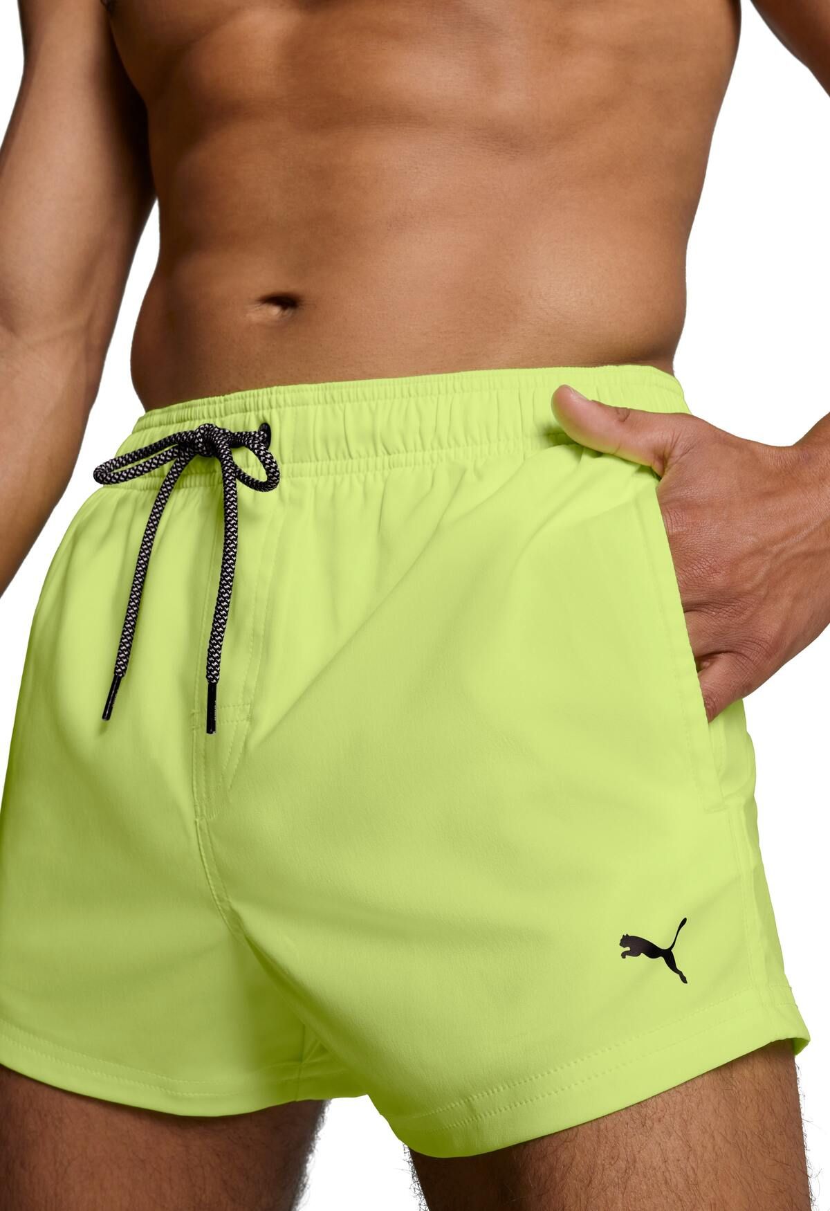 PUMA Fast Yellow kurze Herren-Schwimmhose