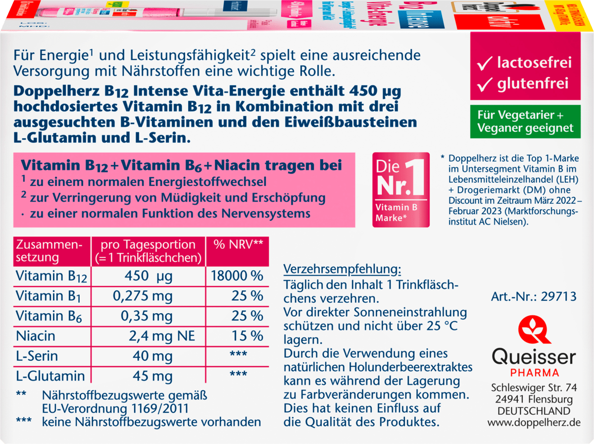B12 Vita-Energie flüssig 8 St, 91,1 g