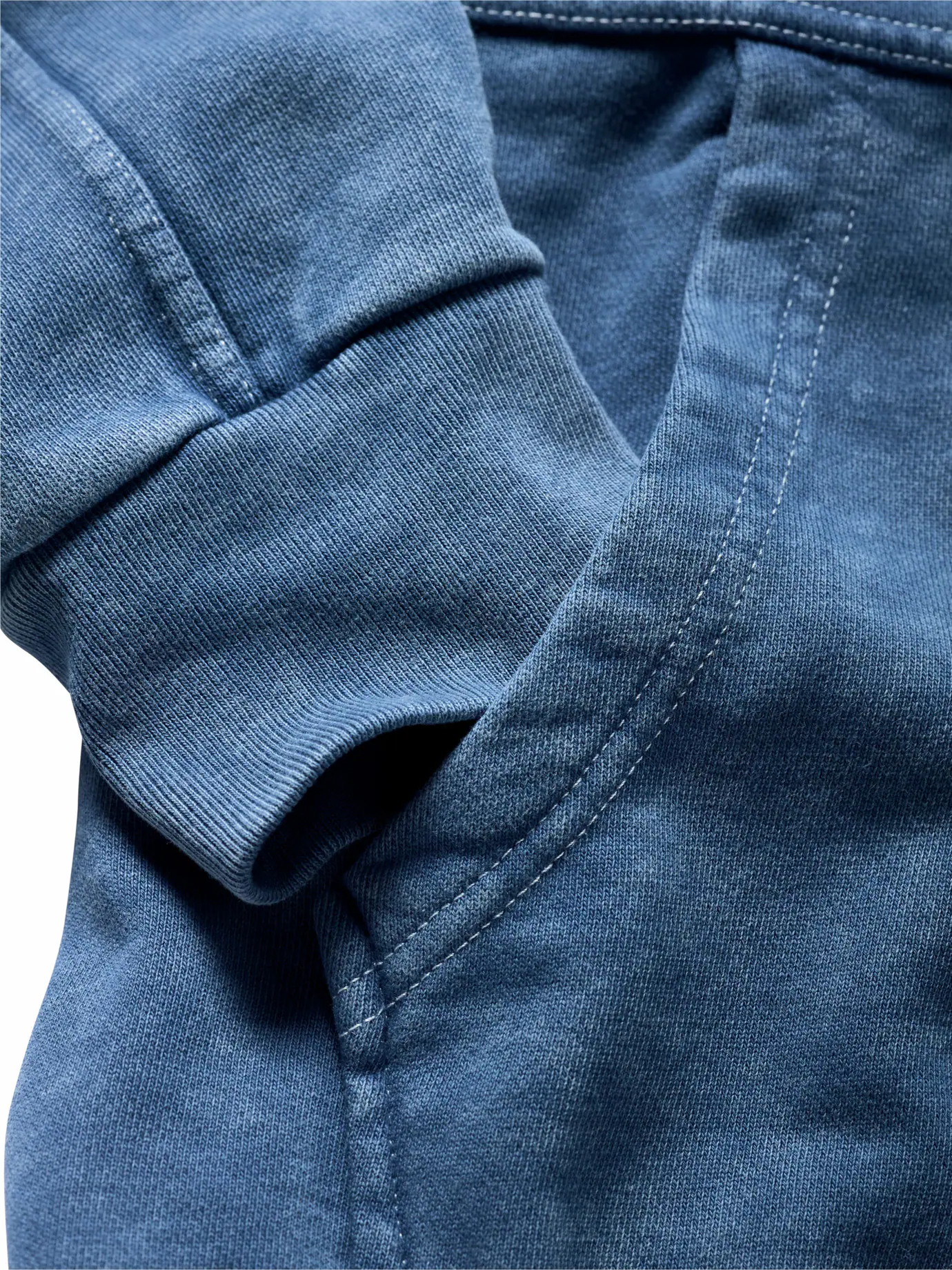 Ecken-Kanten-Denimhoodie