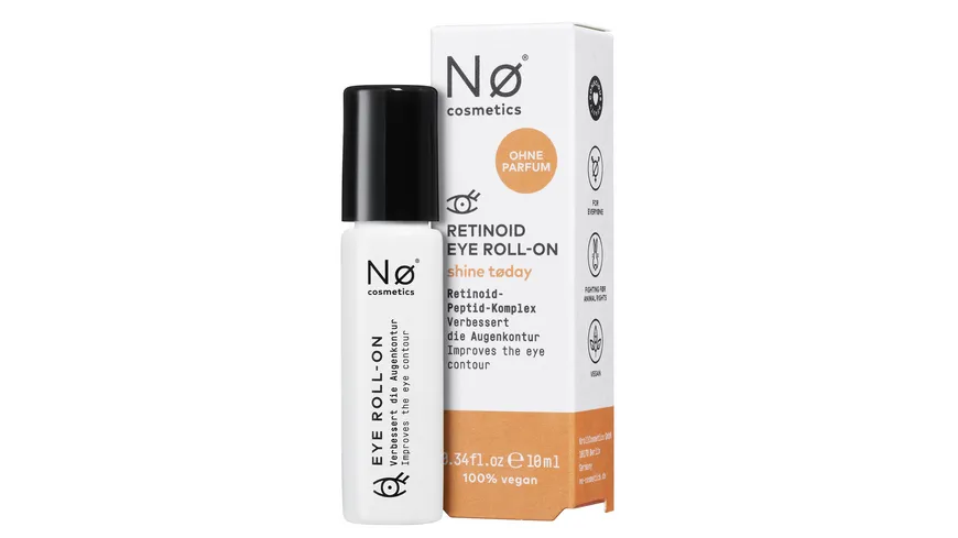 Nø Cosmetics shine tøday Retinoid Augen Roll-On 10 ml