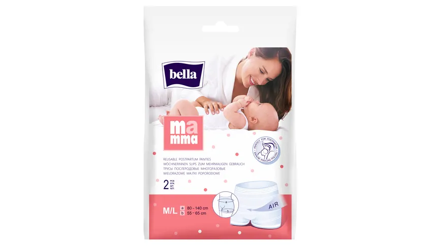 bella mamma Wöchnerinnenslip M–L 80–120cm