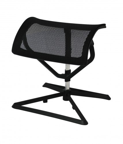 Amstyle LEGpro Ottoman Beinauflage für Chefsessel, Fußauflage in Höhe & Neigung einstellbar