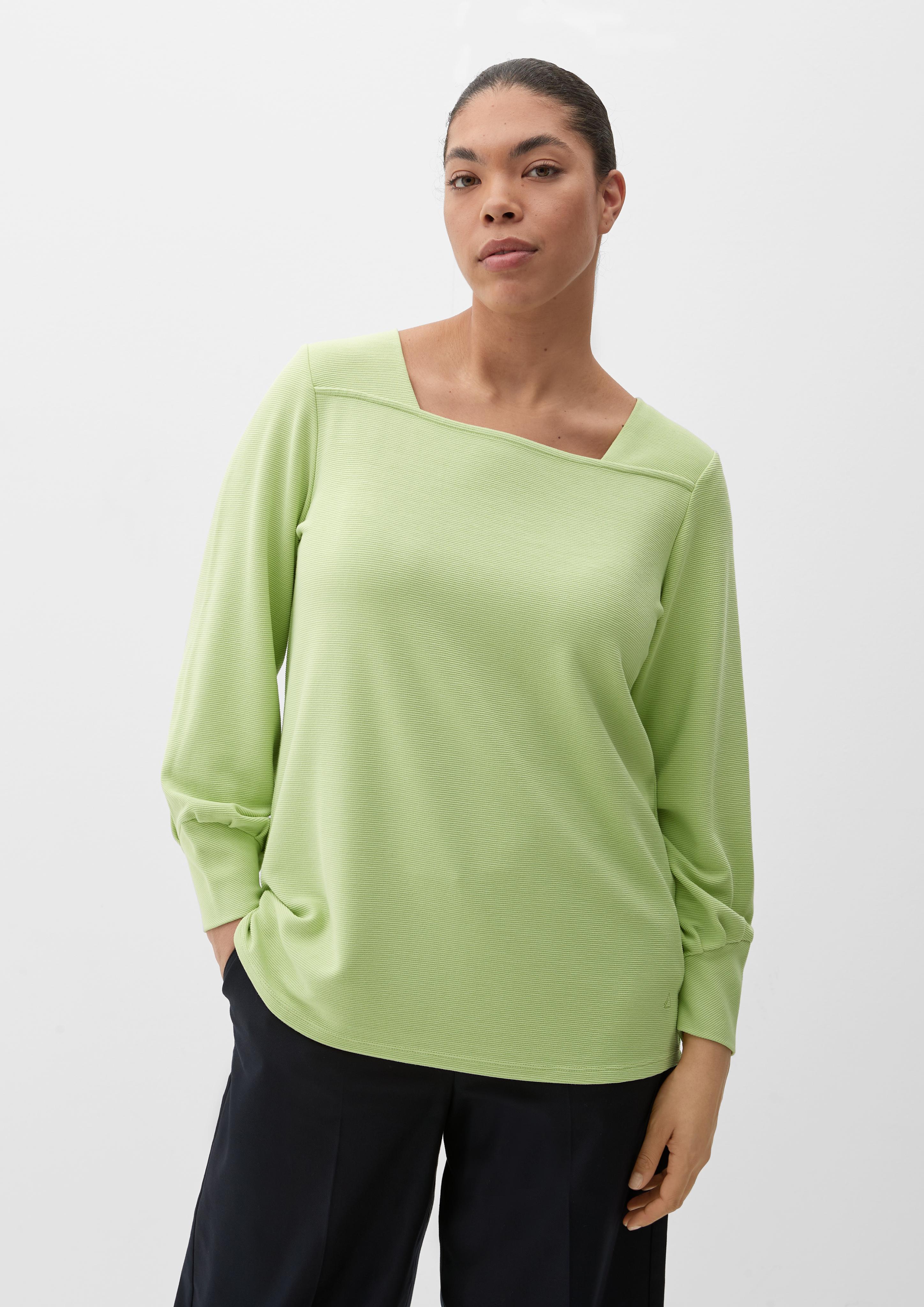 T-Shirt mit Karreeausschnitt  2129304-7110