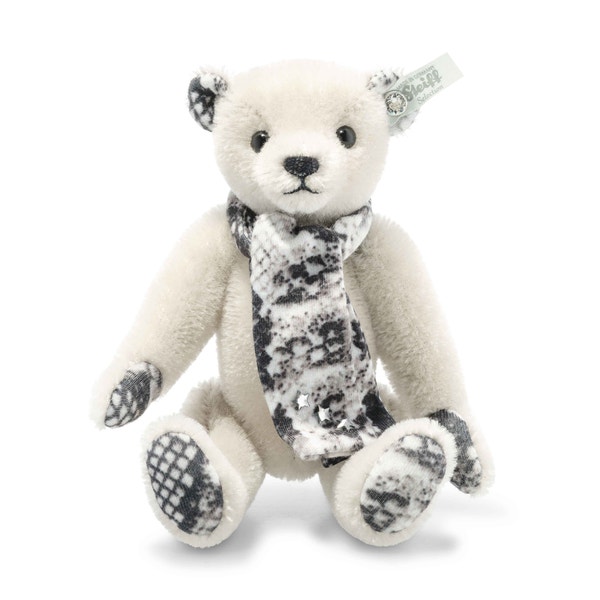Snake Teddybär, 15 cm, hellgrau