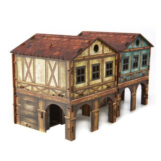Terrain Systems: Constructions - Merchant Houses (Medieval Town)