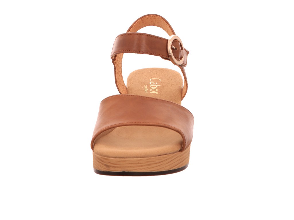GABOR Komfort Sandalen beige Gabor Comfort Plateau Sandale 42.071.53