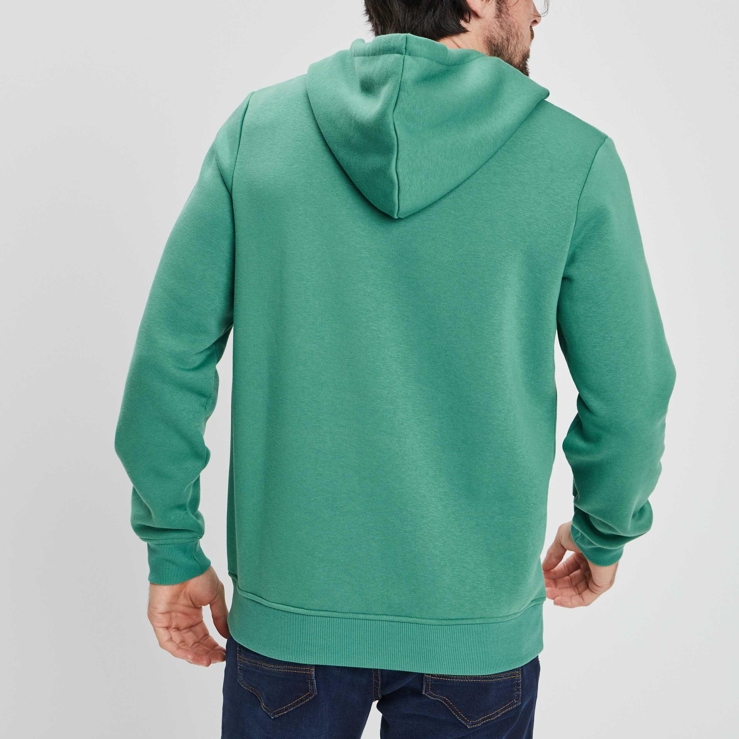 Sweat à capuche hoodie Creeks vert homme | La Halle