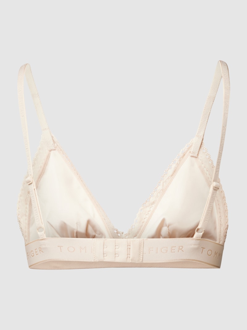 BH mit elastischem Logo-Bund in beige