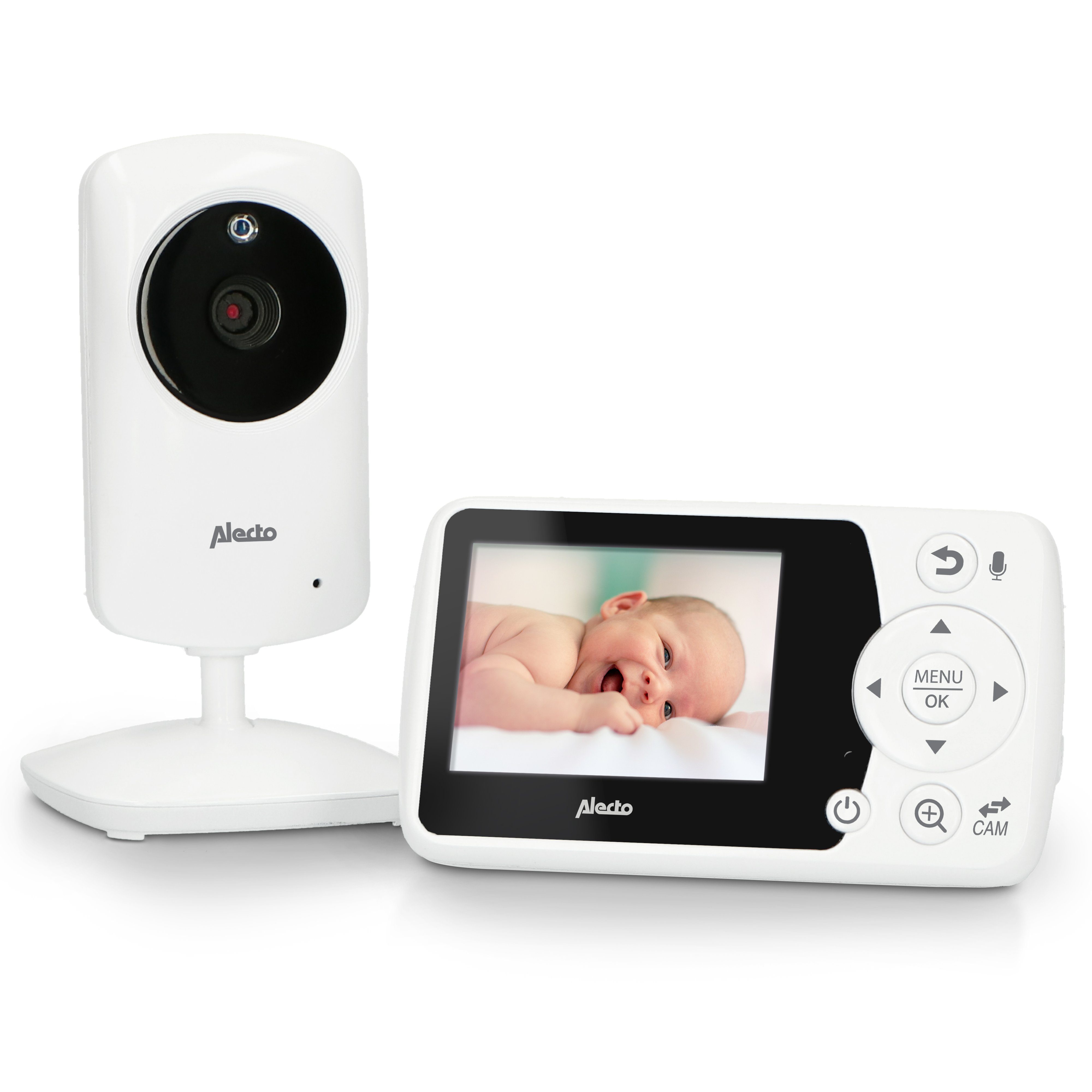 Alecto Video-Babyphone DVM-64, 1-tlg., Babyfon mit Kamera