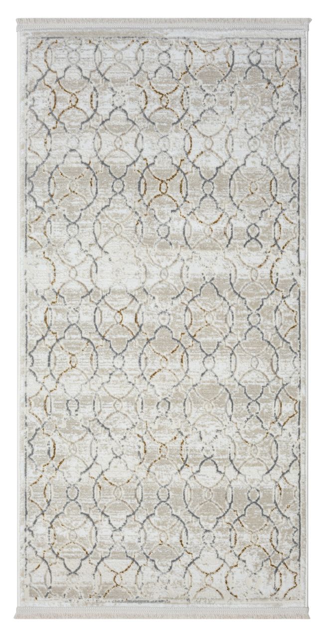 MyFlair Teppich Evelyn , 80cm x 150cm, Farbe Beige, rechteckig, Florhöhe 10mm