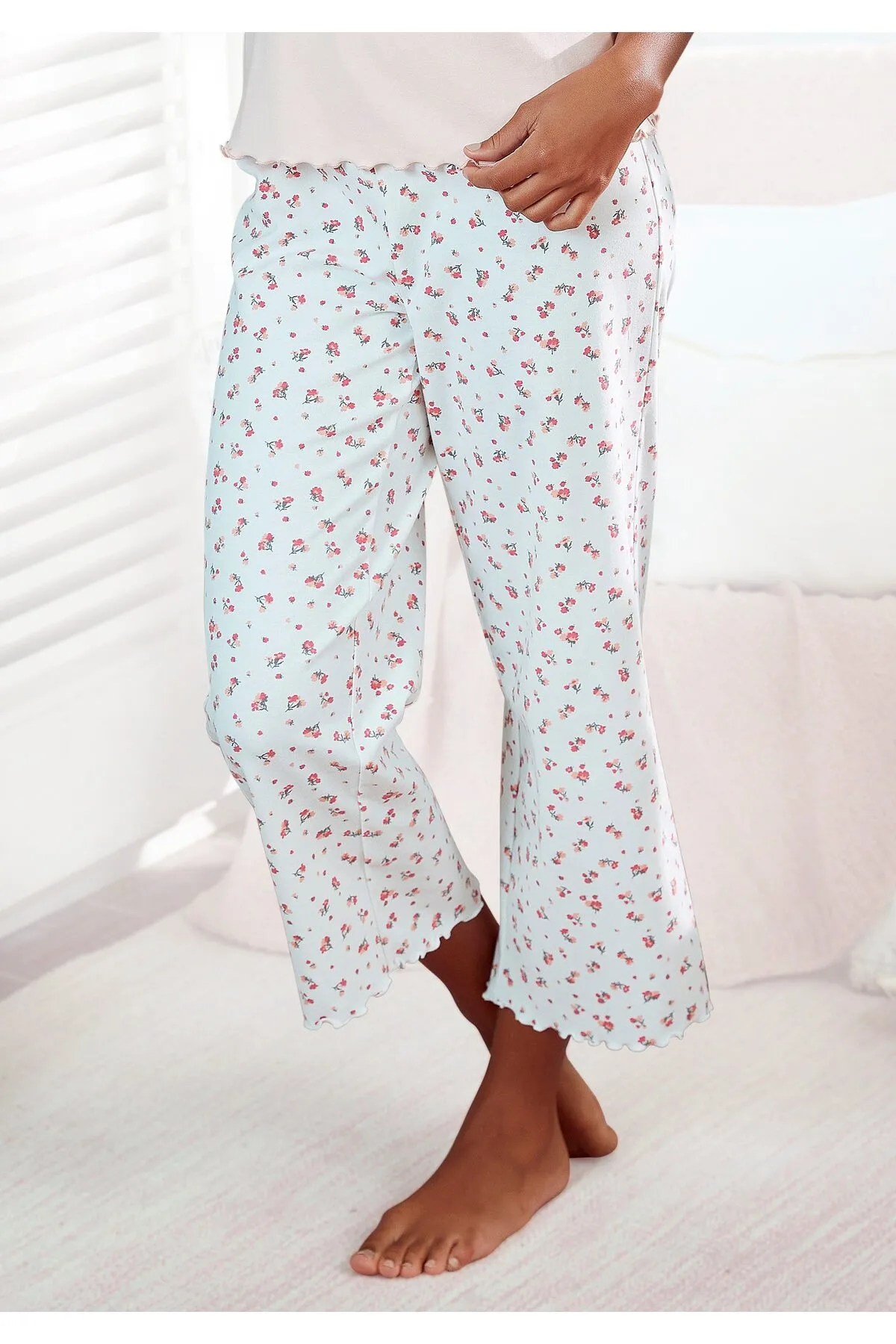 s.Oliver  Pyjamahose - Ecru - Relaxed