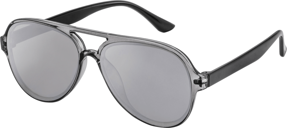 Sonnebrille Kids Pilotenbrille mit silber verspiegelten Scheiben, 1 St