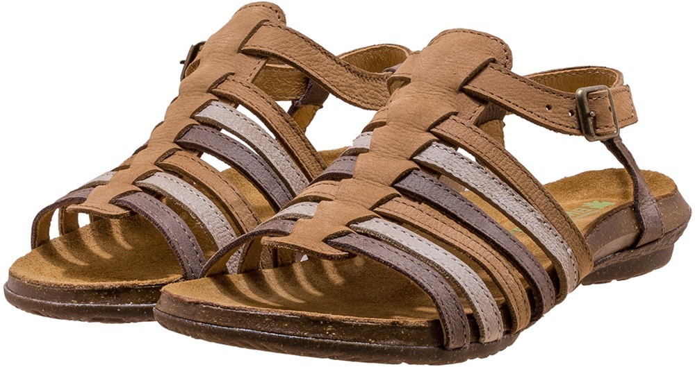 EL NATURALISTA Komfort Sandalen braun
