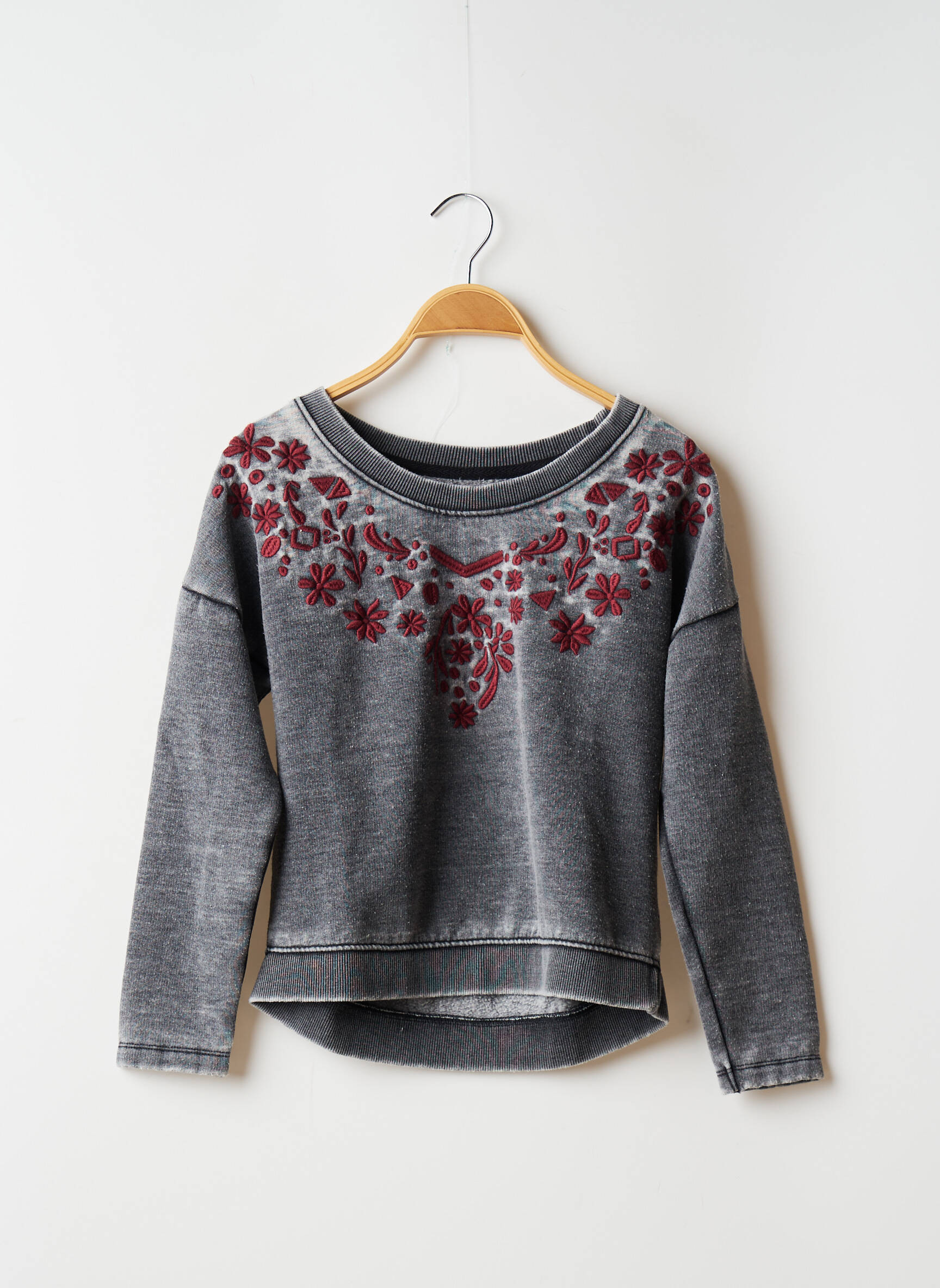 Teddy Smith Sweats Fille couleur gris