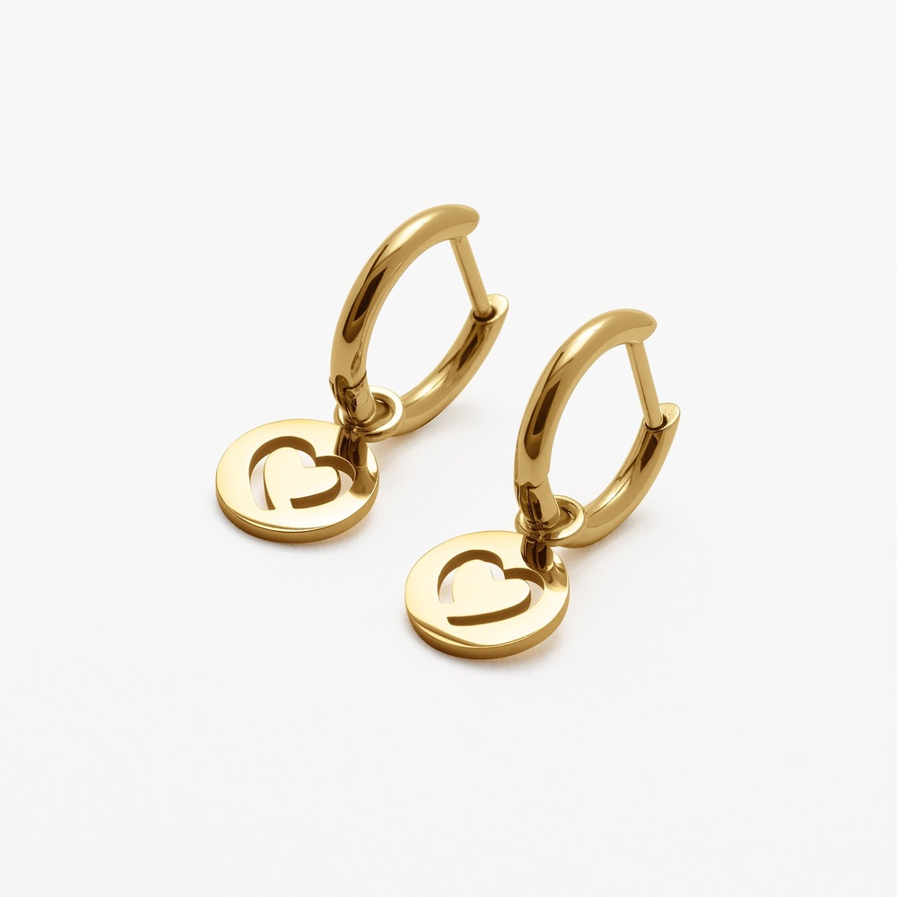Esprit Créoles Acier inoxydable Boucles d'oreilles