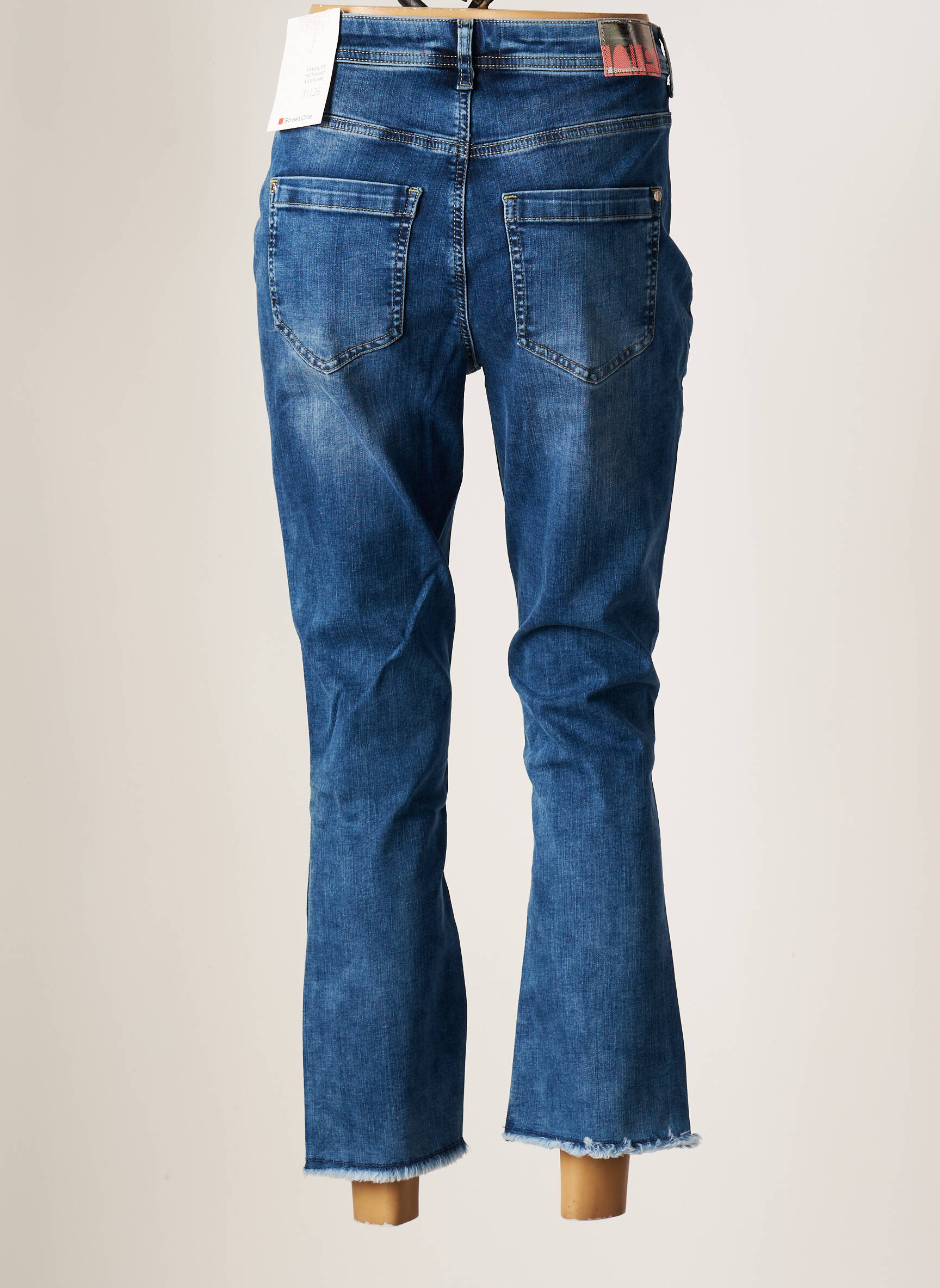 Street One Jeans Bootcut Femme couleur bleu