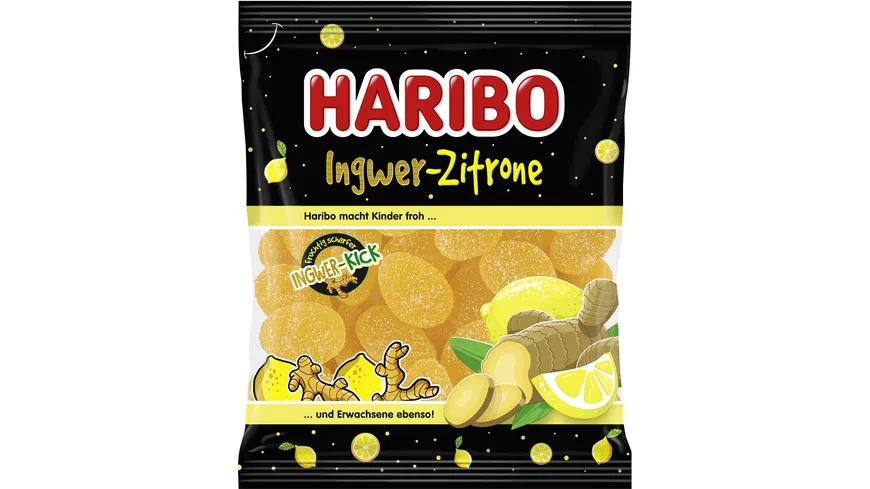 Haribo Fruchtgummi Ingwer Zitrone 160 g