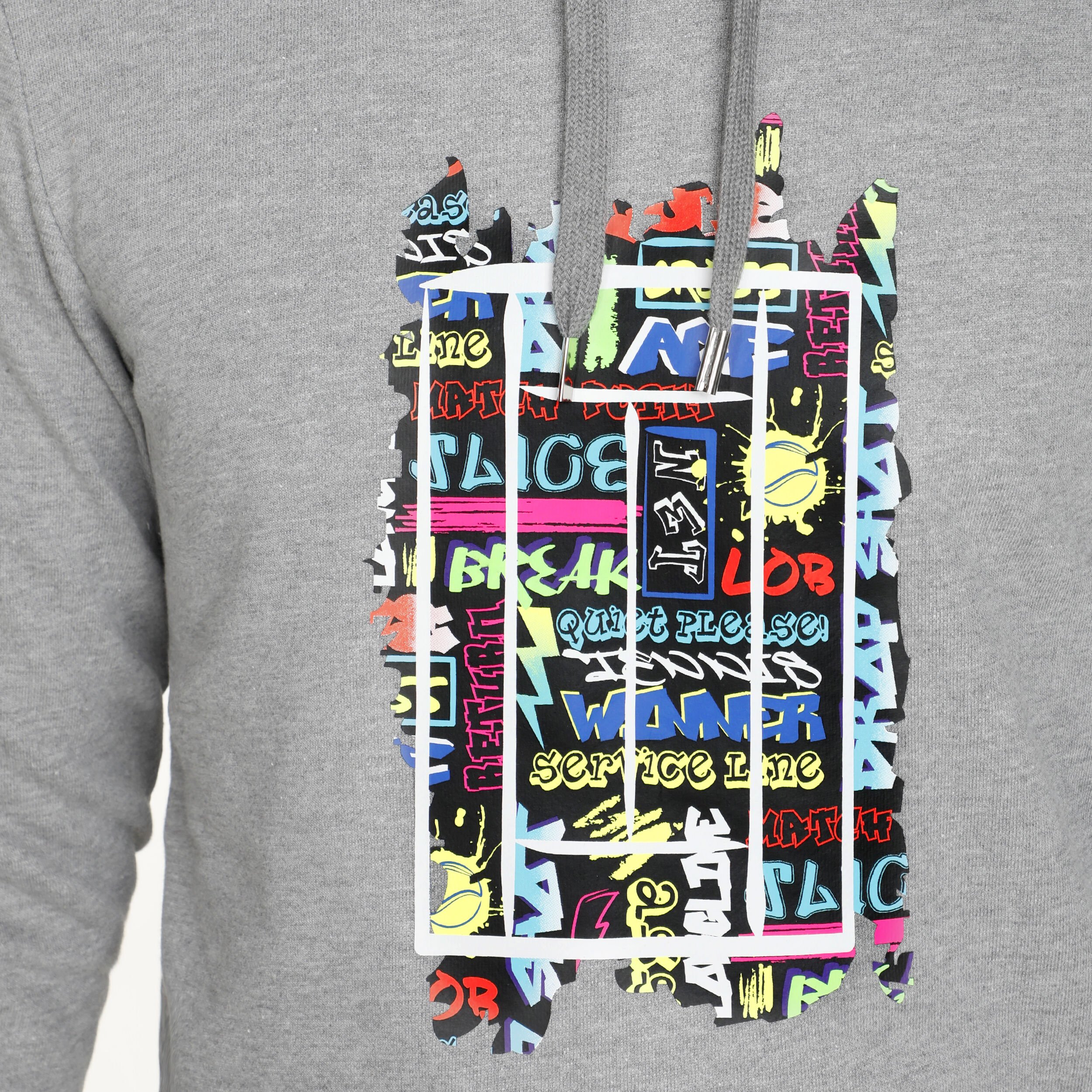 Graffity Hoody Herren - Grau, Mehrfarbig