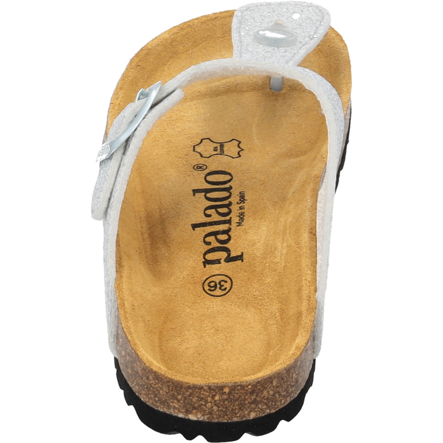 Palado Kids Kos G Glitzer, Zehentrenner, Kinder, Weiß