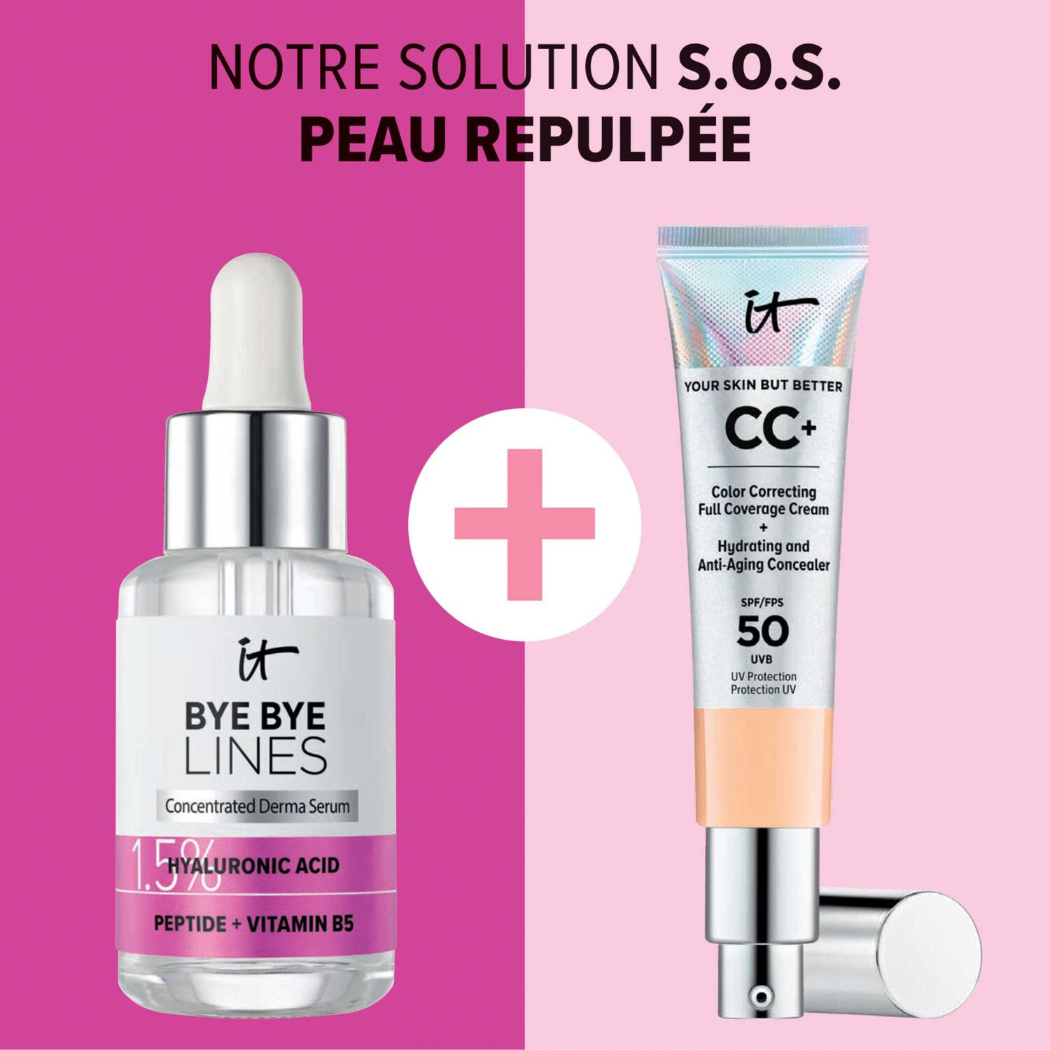 It Cosmetics Bye Bye Lines Sérum Anti-Ride à l'Acide Hyaluronique 30 ml