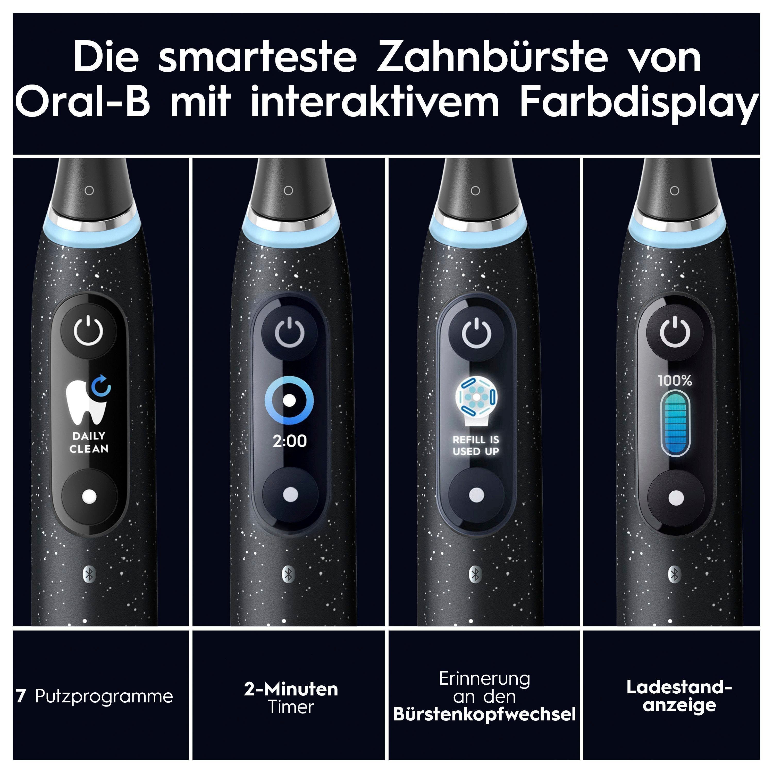 Oral-B Elektrische Zahnbürste iO Series 10 Luxe Edition, Aufsteckbürsten: 1 St., Magnet-Technologie