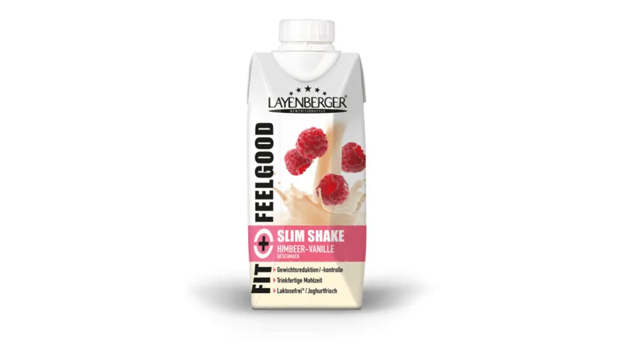 Layenberger Fit+Feelgood Slim Shake Himbeer-Vanille 330 ml
