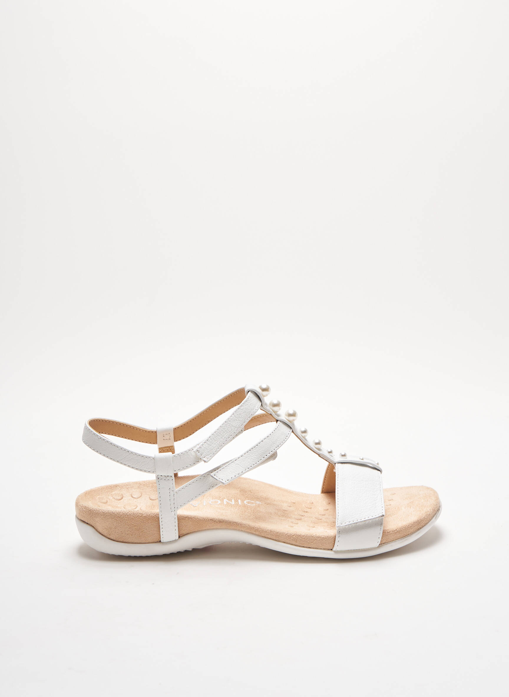 Vionic Sandales Nu Pieds Femme couleur blanc
